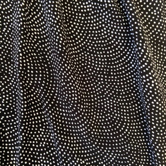 𝅺LEITH Bnwt High Waist Wide Leg Pant White Dots Xxl - Picture 2 of 9